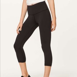 Lululemon Wunder Under Crop High Rise 21” Leggings Black